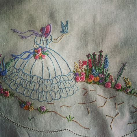 Crinoline Lady Embroidery Handmade Au Embroidery Patterns