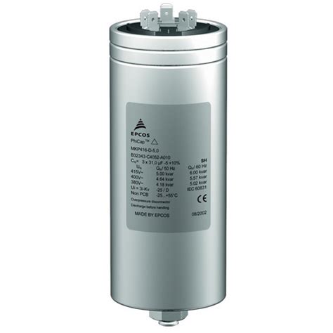 Silver Single Phase Power Capacitor 415v440v At Best Price In Amreli