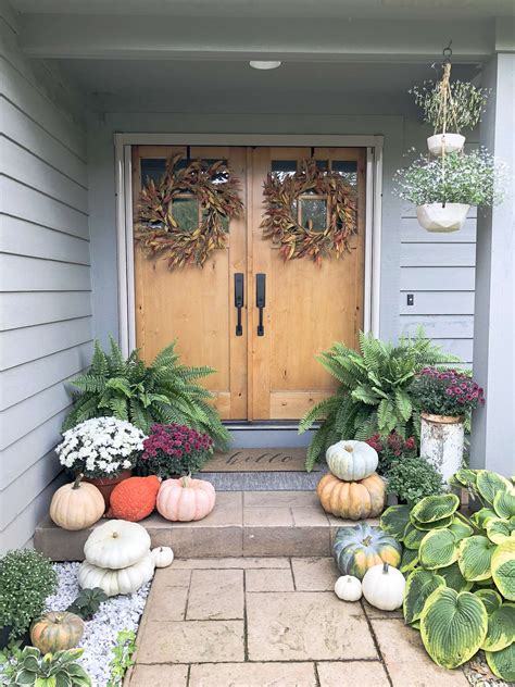 Natural Fall Porch Decor 3 Steps To An Inviting Home Grace In My Space
