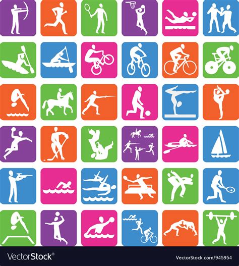 Use jokers to give you an edge and revelation. Collection with 36 olympic sport icons Royalty Free Vector