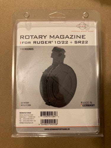 Gsg 110 Round Rotary Magazine For Ruger 1022 For Sale Buysellammo