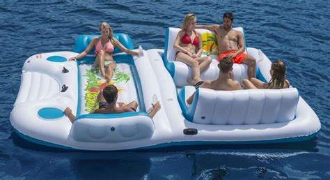 Giant 6 Person Inflatable Raft For Pool Lake And River Rafting Amazon