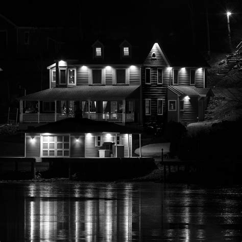 Cold Night Lake View X E3 With Canon 70 200 F4l Is Fujix