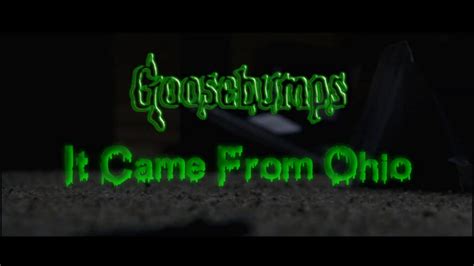 Goosebumps It Came From Ohio Official Teaser Trailer Youtube