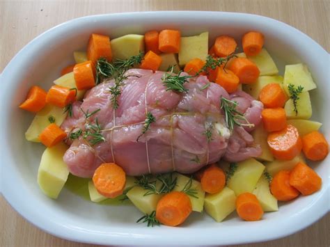 Rotolo di tacchino al forno. Rotolo di tacchino farcito al forno