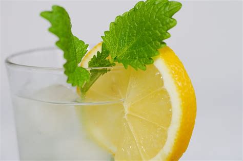 Royalty Free Photo Clear Drinking Glass With Lemon Fruit Pickpik