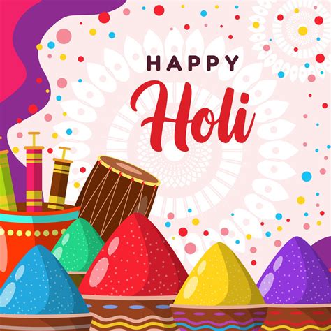 Happy Holi Background 5421091 Vector Art At Vecteezy