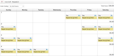 Listed below is an example of my date/times. 7 Different 12-Hour Shift Schedule Examples to Cover Round ...