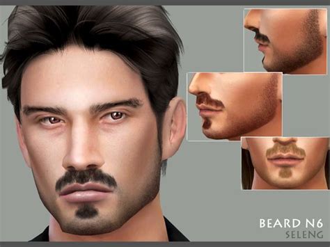 The Sims 4 Beard N6 Sims Sims 4 Mens Facial Hair Styles