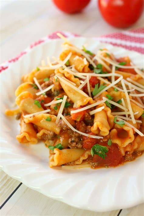 One Pot Cheesy Italian Goulash Delightful E Made