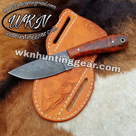 Custom Made 1095 Steel Skinner Knife Wkn Hunting Gears