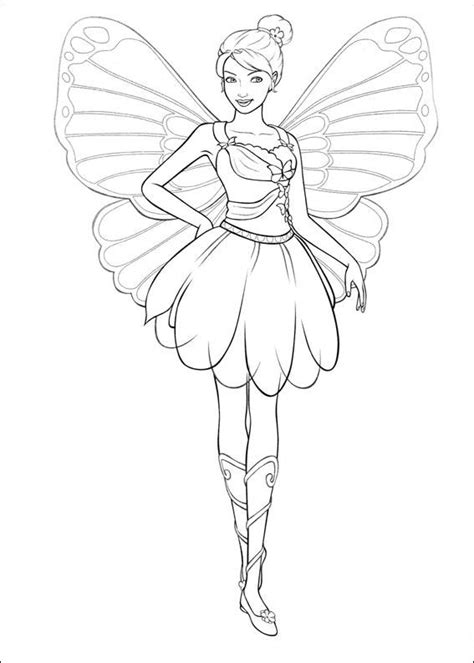 coloring pages fun barbie maripossa coloring pages