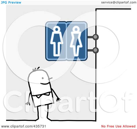 Royalty Free Rf Clipart Illustration Of A Stick Man