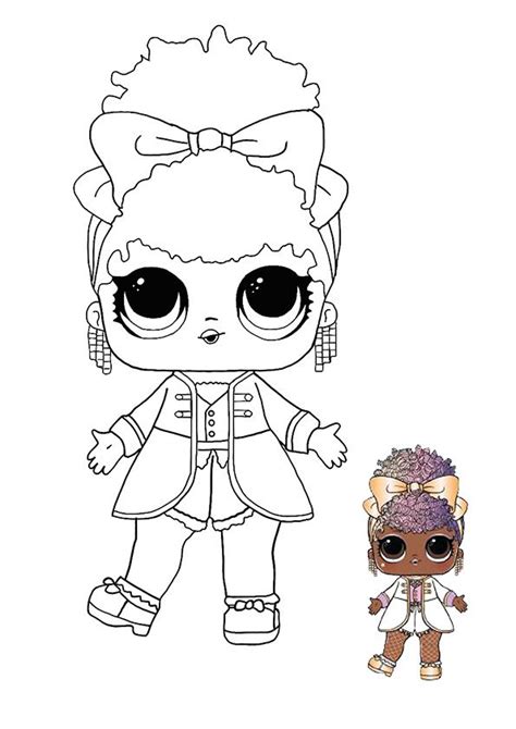 Lol Surprise Troublemaker Doll Coloring Pages Clowncoloringpages