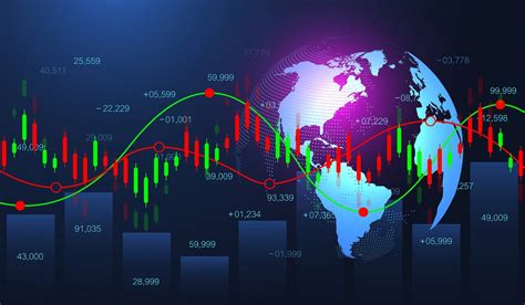 Stock Market Or Forex Trading Graph In Futuristic Concept For Fi