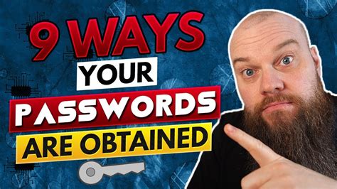 9 Ways Hackers Steal Your Password Youtube