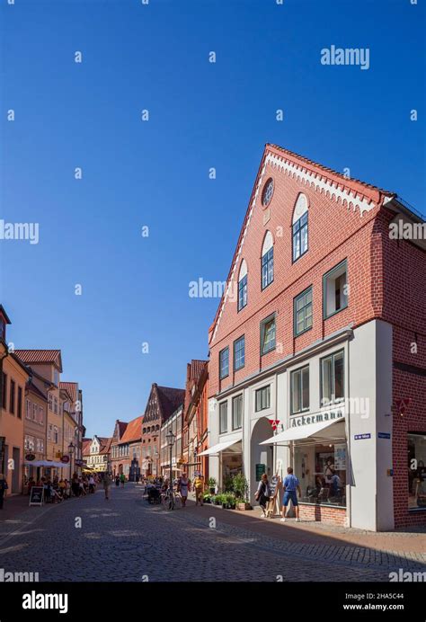 Historic House Facades In The Old Townlueneburglower Saxonygermany