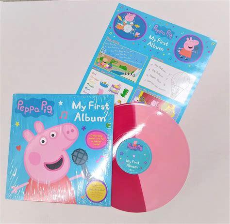 Peppa Pig My First Album Limited Edition Pink Vinyl Comes With