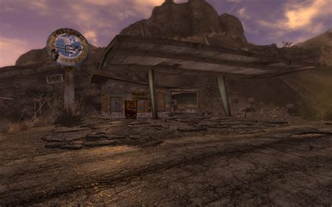 Goodsprings Gas Station Sorting Players House At Fallout New Vegas