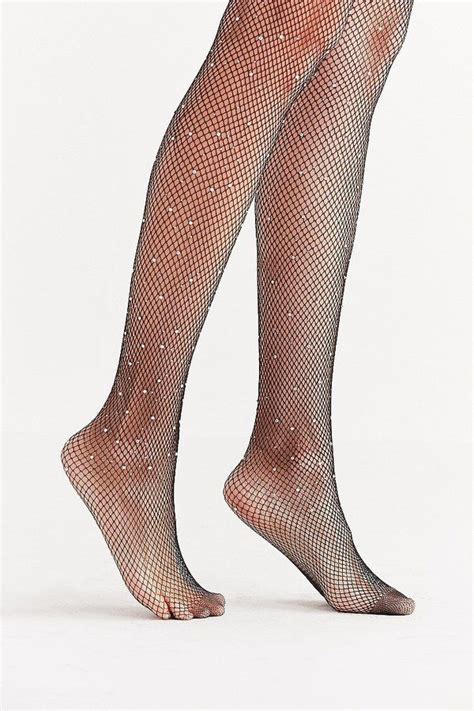 Out From Under Jewel Fishnet Tight Fishnet Leggings Socks And Tights