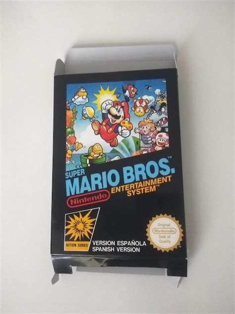 Caja Nintendo Nes Super Mario Bros Etsy México