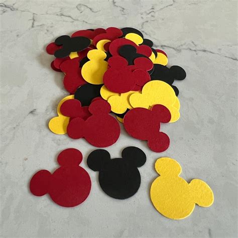 Mickey Mouse Confetti Mickey Confetti Mickey Mouse Party Etsy