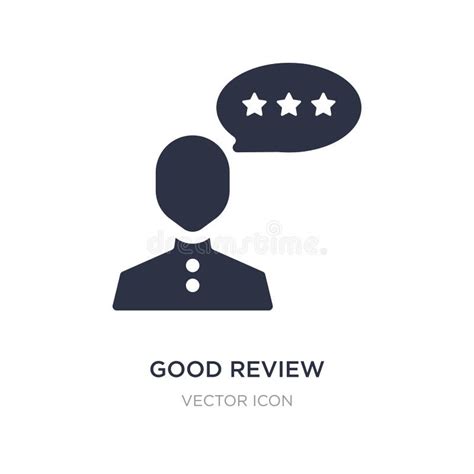 Good Review Icon On White Background Simple Element Illustration From