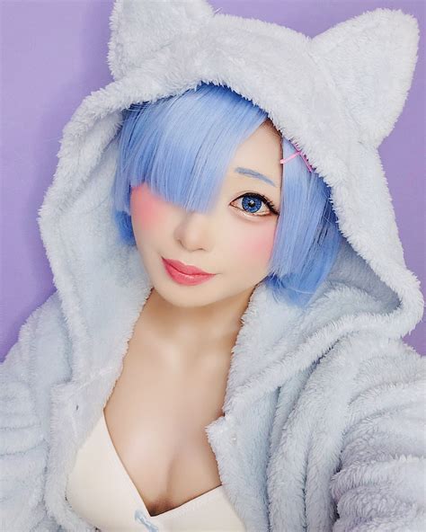 [self] nyanko rem cosplay from re zero by alittledin0 cosplay