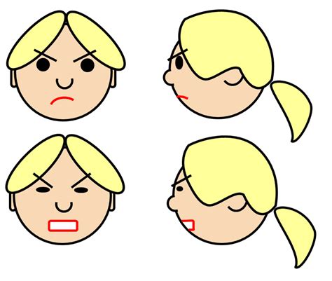Facial Expression Clip Art Library