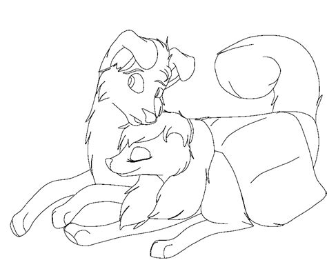 This list ranks the cutest anime. Fun Dog Couple Lineart by FallenFireFox on DeviantArt