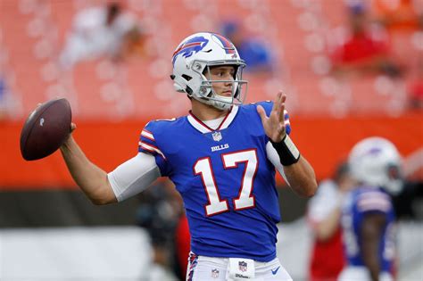 How does Buffalo Bills' Josh Allen compare to first round QBs in ball ...