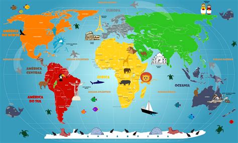 25 Encantador Mapa Del Mundo Completo