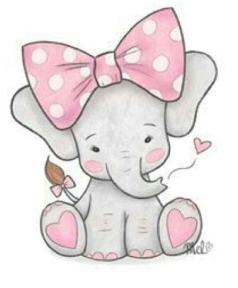 Pin By Ellen Davis On Elephants Baby Elephant Drawing Baby Animal