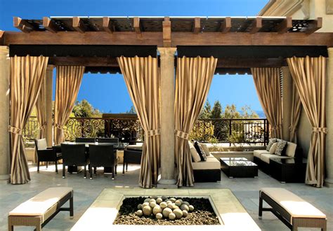 Outdoor Curtains Drapes And Roller Shades Superior Awning