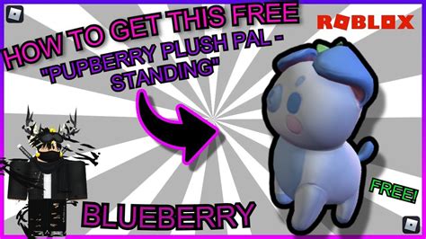Free Item How To Get Blueberry Pupberry Plush Pal Roblox