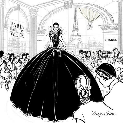 Megan Hess Illustration Paris Fashion Week Иллюстратор Художники