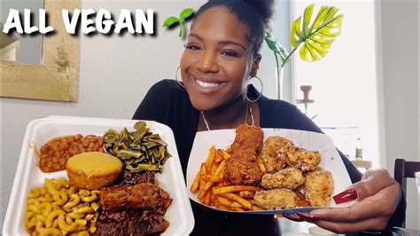 A philosophy and way of living which seeks to exclude—as far as is possible and practicable—all forms of exploitation of, and cruelty to, animals for food, clothing or any other purpose. VEGAN SOUL FOOD MUKBANG | COMPTON VEGAN & WINGZ - YouTube