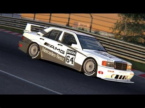 Mercedes Evo Ii Asseto Corsa En Nurburgring Tourist Youtube