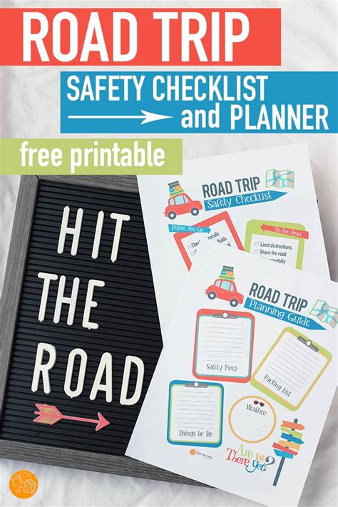 Free Printable Road Trip Safety Checklist And Planner For Moms Sunny
