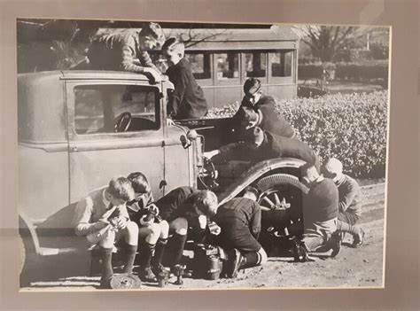 Photograph (item) - Image, Children at RVIB playing in an old car