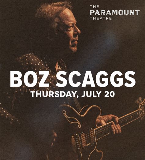 Boz Scaggs In Austin At Paramount And Stateside Theatres