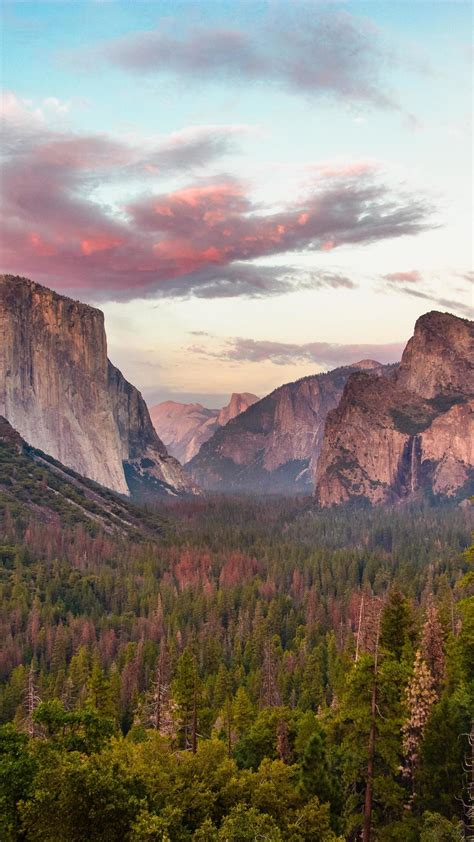 1080x1920 Yosemite Dusk Nature Hd 5k For Iphone 6 7 8 Wallpaper