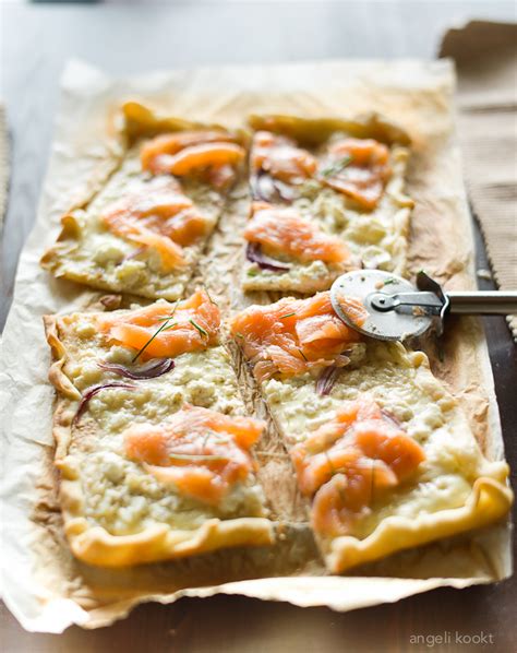 Flammkuchen Met Zalm Angeli Kookt