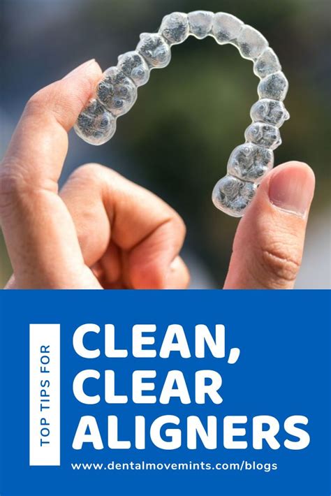 Tips For Clean Clear Aligners