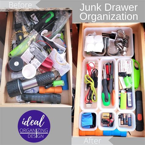 Junk Drawer Organization Junk Drawer Organizing Drawer Organizers