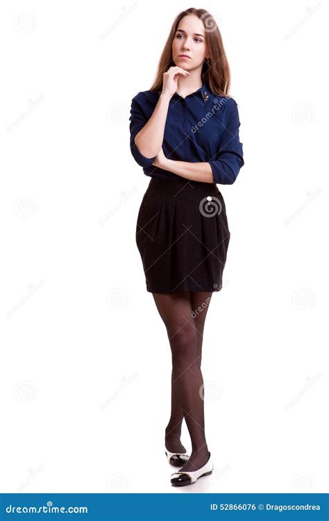 Business Person Full Body In Studio Shooting Stock Photo Image Of