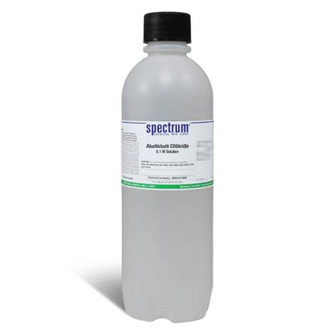 Aluminum Chloride 01 M Solution Spectrum Chemical Quantity 1 L