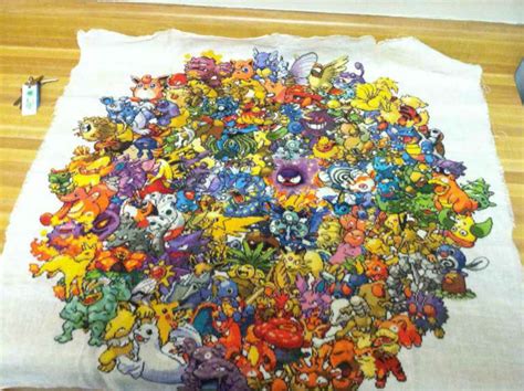 This listing is for pdf cross stitch pattern featuring a phone with the original pokemon go! 10 Geeky Cross Stitch Patterns