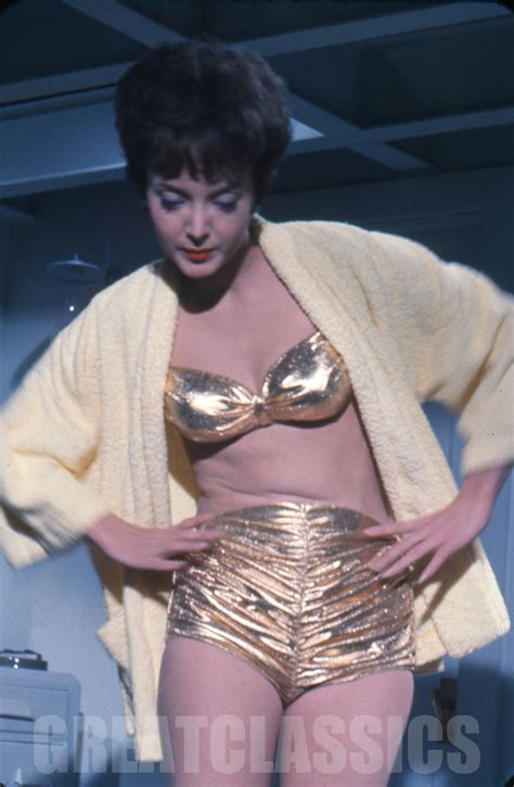 Carolyn Jones 1961 Sail A Crooked Ship Bikini Color Camera Transparency Basch