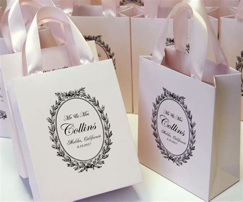 25 Mr And Mrs T Bags Personalized Wedding Welcome T Bag Etsy